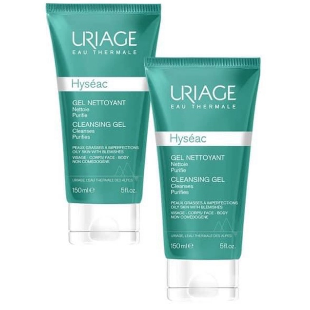 Gel rửa mặt dành cho da dầu da mụn Uriage Hyséac Gel Nettoyant tuýp x 150ml