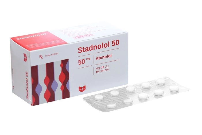 Thuốc điều trị tăng huyết áp Stadnolol 50 hộp 100 viên