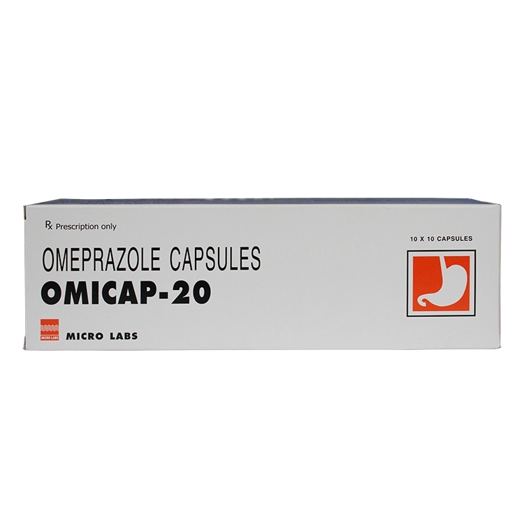Thuốc trị loét dạ dày, tá tràng Omicap 20 hộp 10 vỉ x 10 viên