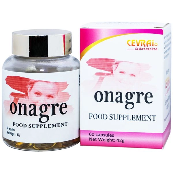 Viên uống hỗ trợ sinh lý nữ CEVRAI Onagre hộp 1 lọ 60 viên