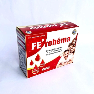 Viên uống bổ sung sắt Fe' Rohéma hộp 10 vỉ x 10 viên