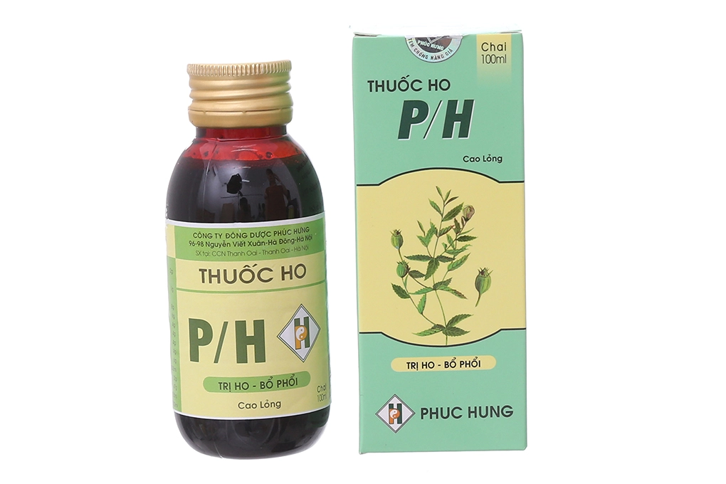 Thuốc ho P/H chai 100ml