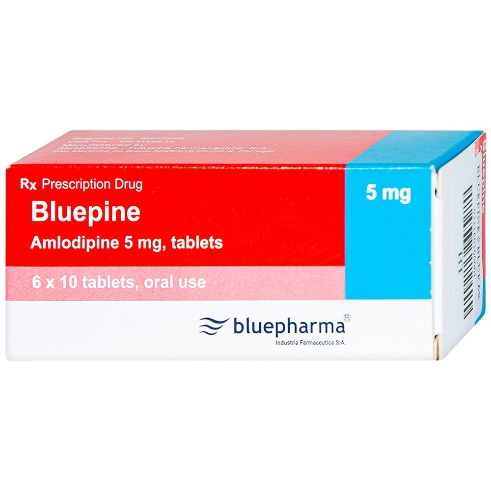 Thuốc điều trị cao huyết áp Bluepine hộp 60 viên