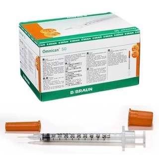 Bơm tiêm tiểu đường Omnican 100 Braun hộp 100 ống