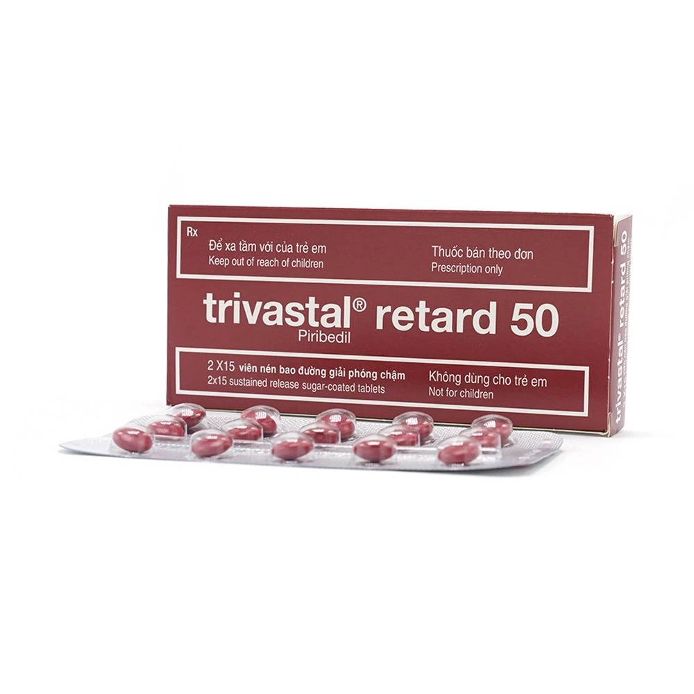 Điều trị bệnh Parkinson Trivastal Retard 50mg hộp 30 viên