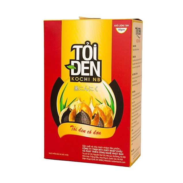 Giúp chống oxy hóa, nâng cao sức khỏe cho cơ thể tỏi Đen Kochi NB hộp 150g