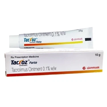 Điều trị viêm da dị ứng Tacroz Forte 0.1% hộp 1 tuýp x 10g