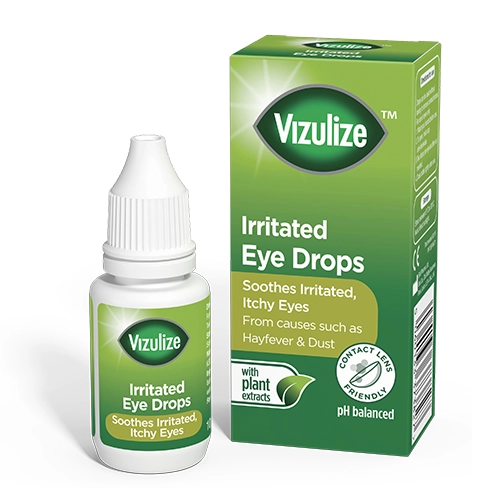 Dung dịch nhỏ mắt làm giảm ngứa, kích ứng mắt Viziline Irritated Eye Drops hộp 1 lọ 10ml