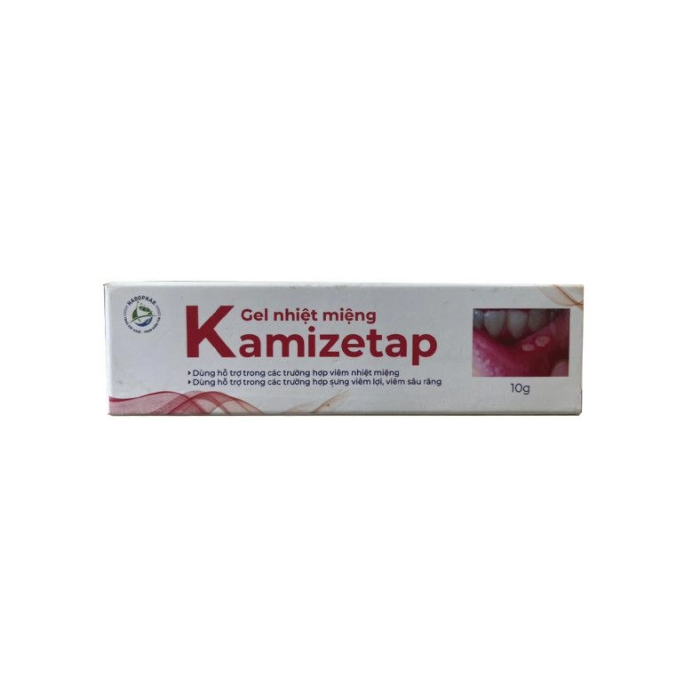 Gel nhiệt miệng Kamizetap hộp 1 tuýp 10g