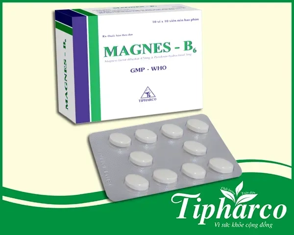 Viên uống bổ sung Magnes - B6 TIPHARCO hộp 100 viên