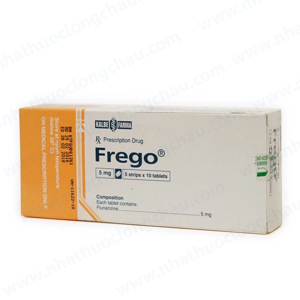Thuốc điều trị dự phòng cơn đau nửa đầu Frego Kalbe hộp 5 vỉ x 10 viên