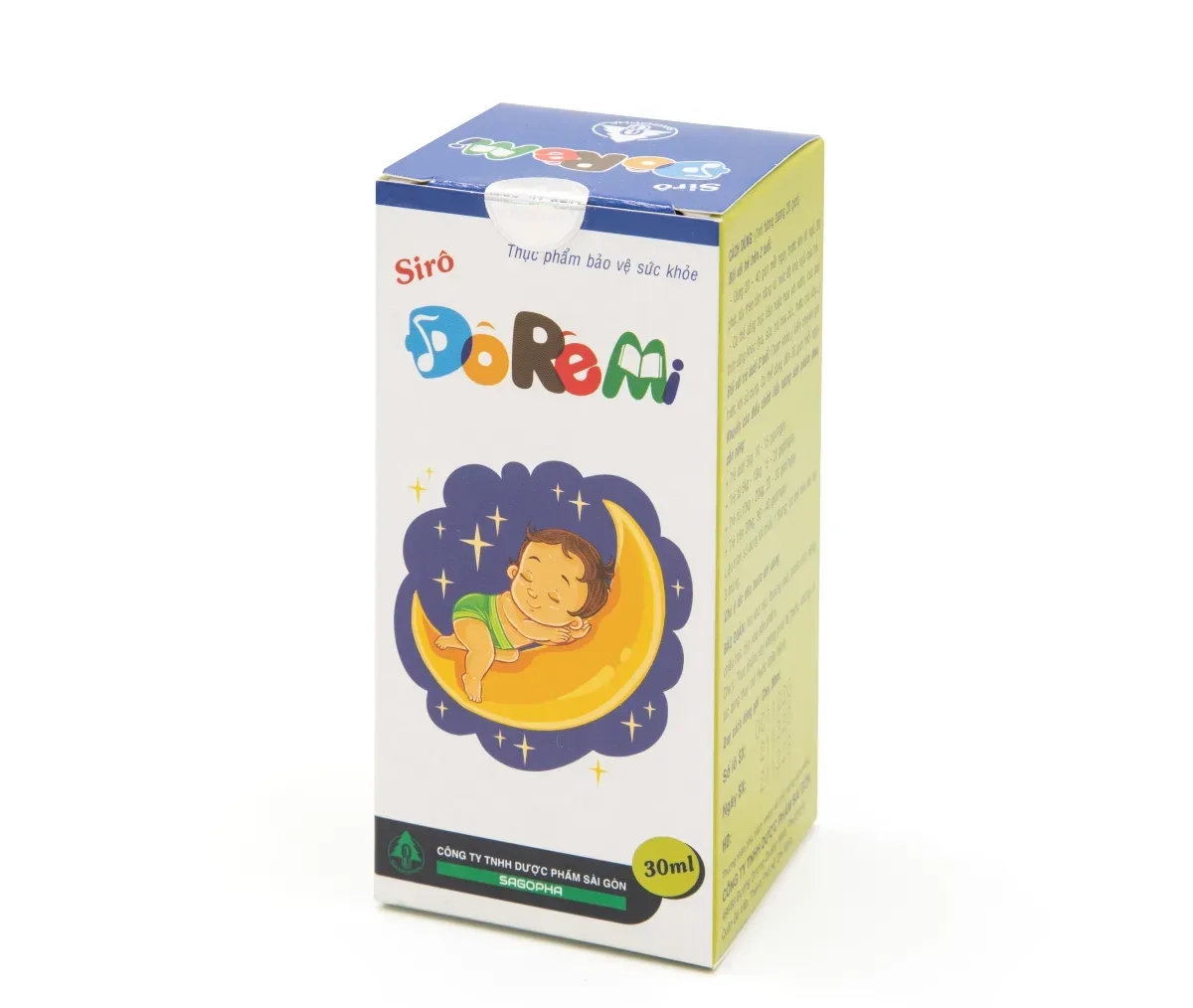 Siro hỗ trợ bé ăn ngon ngủ ngon Đô Rê Mi (Sagopha) hộp 1 chai 30ml