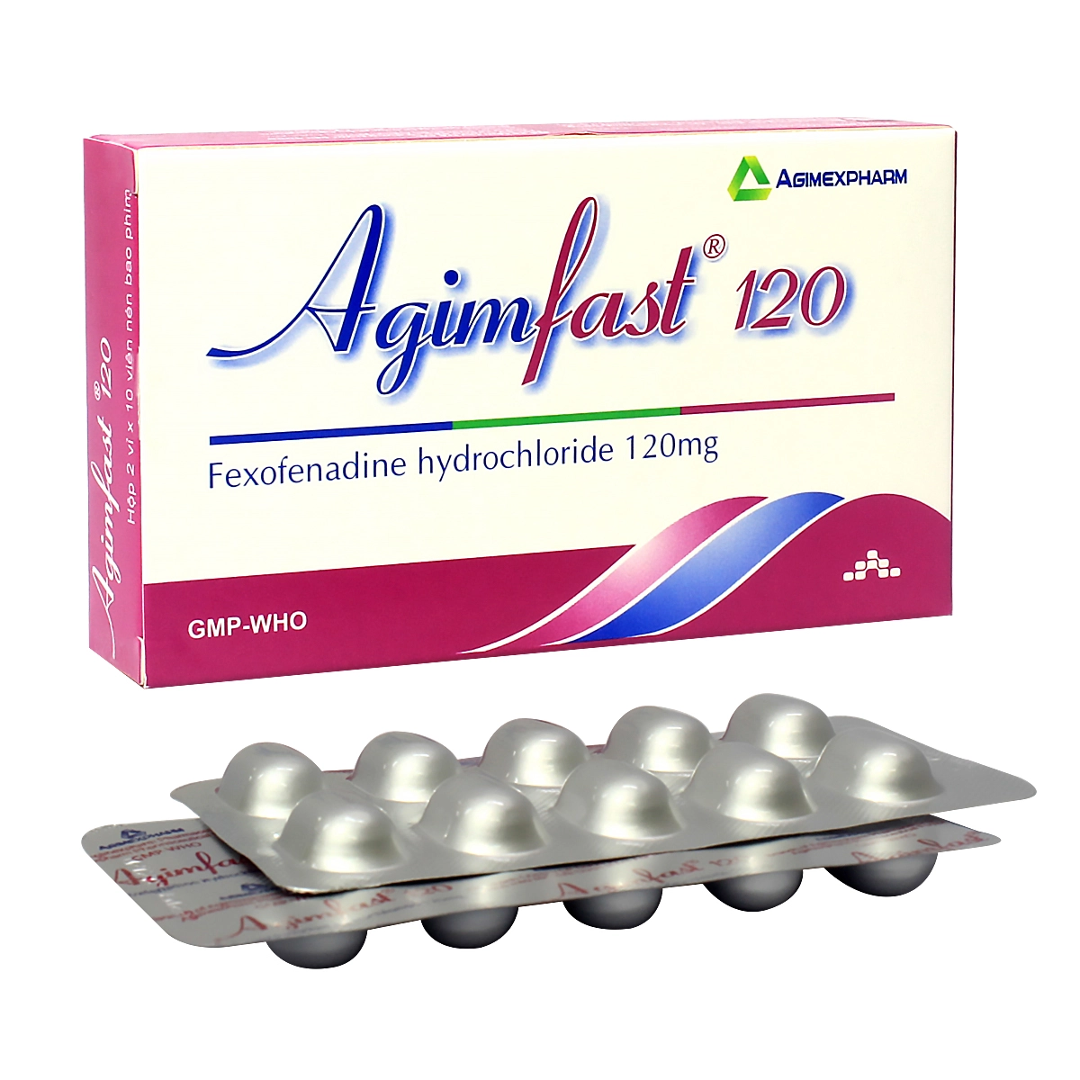 Thuốc chống dị ứng Agimfast 120mg hộp 20 viên