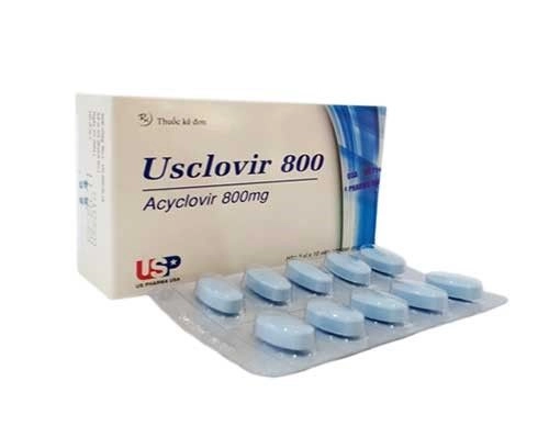 Thuốc kháng virus  Usclovir 800mg hộp 3 vỉ x 10 viên