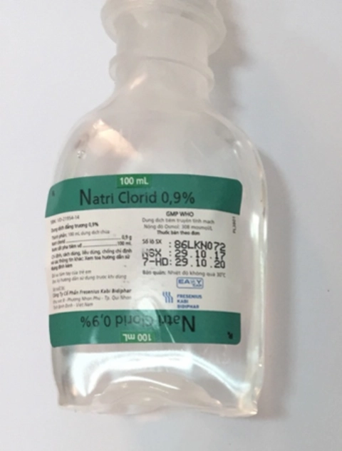Thuốc tiêm truyền Natri Clorid 0.9% FKB chai 100ml