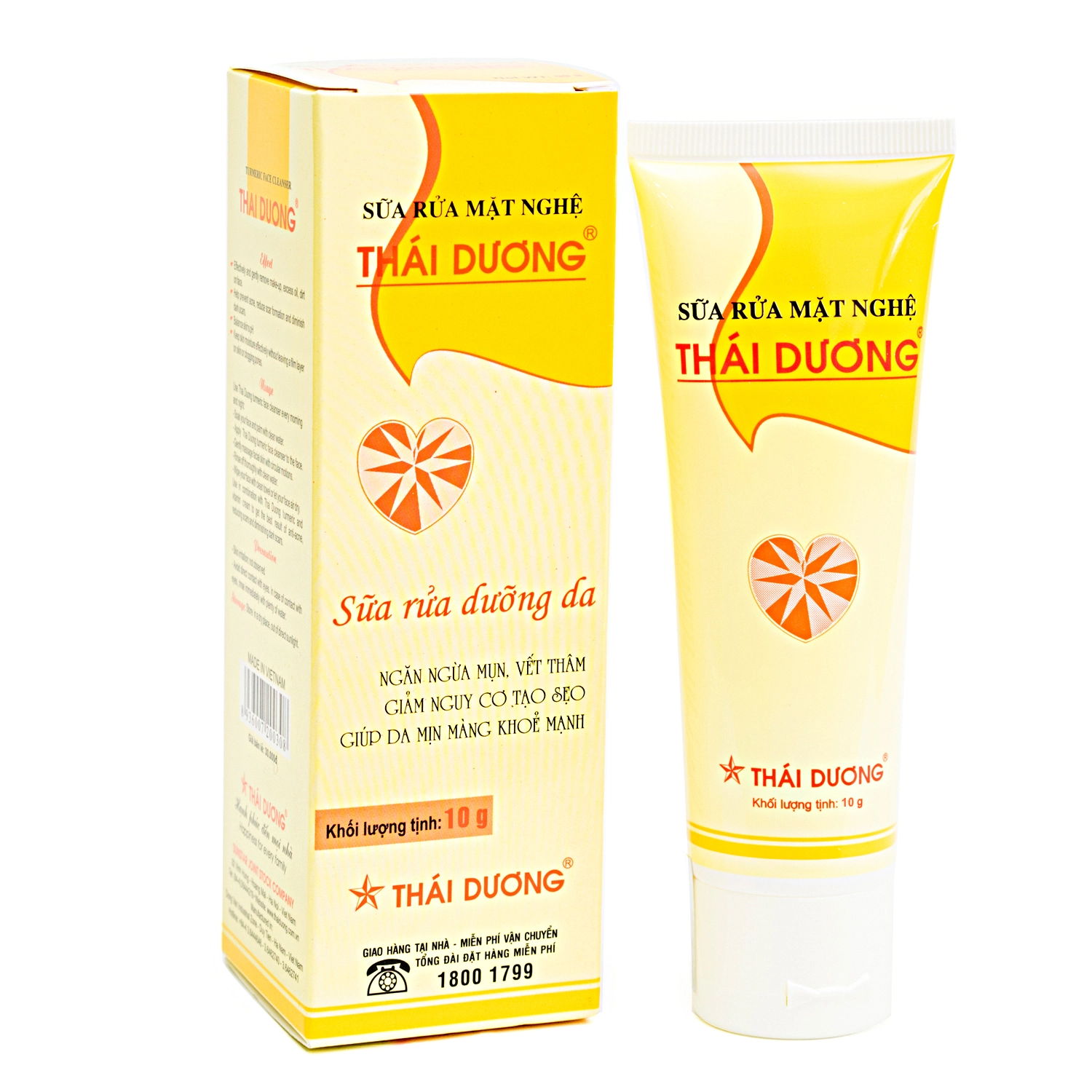 Sữa rửa mặt nghệ Thái Dương hộp 1 tuýp 10g