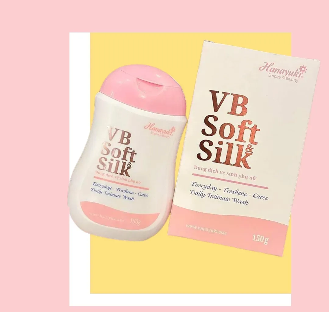 Dung dịch vệ sinh phụ nữ VB Soft & Silk hộp 1 chai 150g