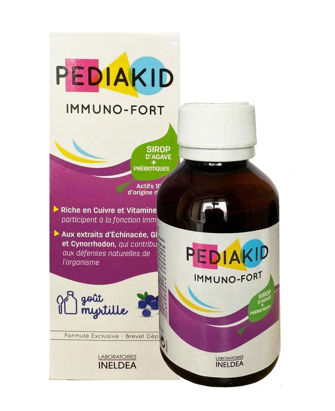 Hỗ trợ tăng đề kháng PEDIAKD IMMUNO-FORT hộp 1 chai 125ml