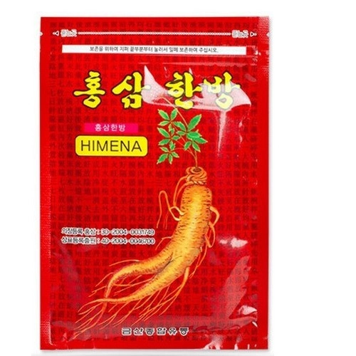 Cao dán hồng sâm trị nhức mỏi Sâm Đỏ Himena gói 20 miếng