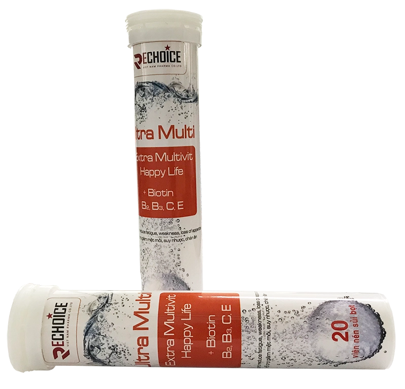 Viên sủi tăng sức đề kháng vị Sting dâu  Ultra Multi tuýp 20 viên sủi