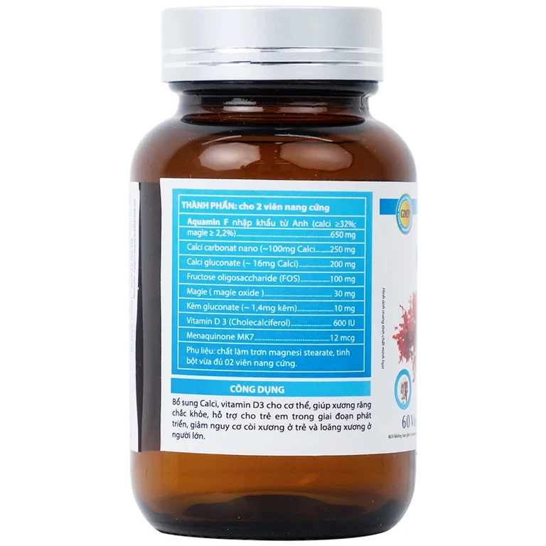 Calci Nano Hải Thượng Vương hộp 1 lọ x 60 viên