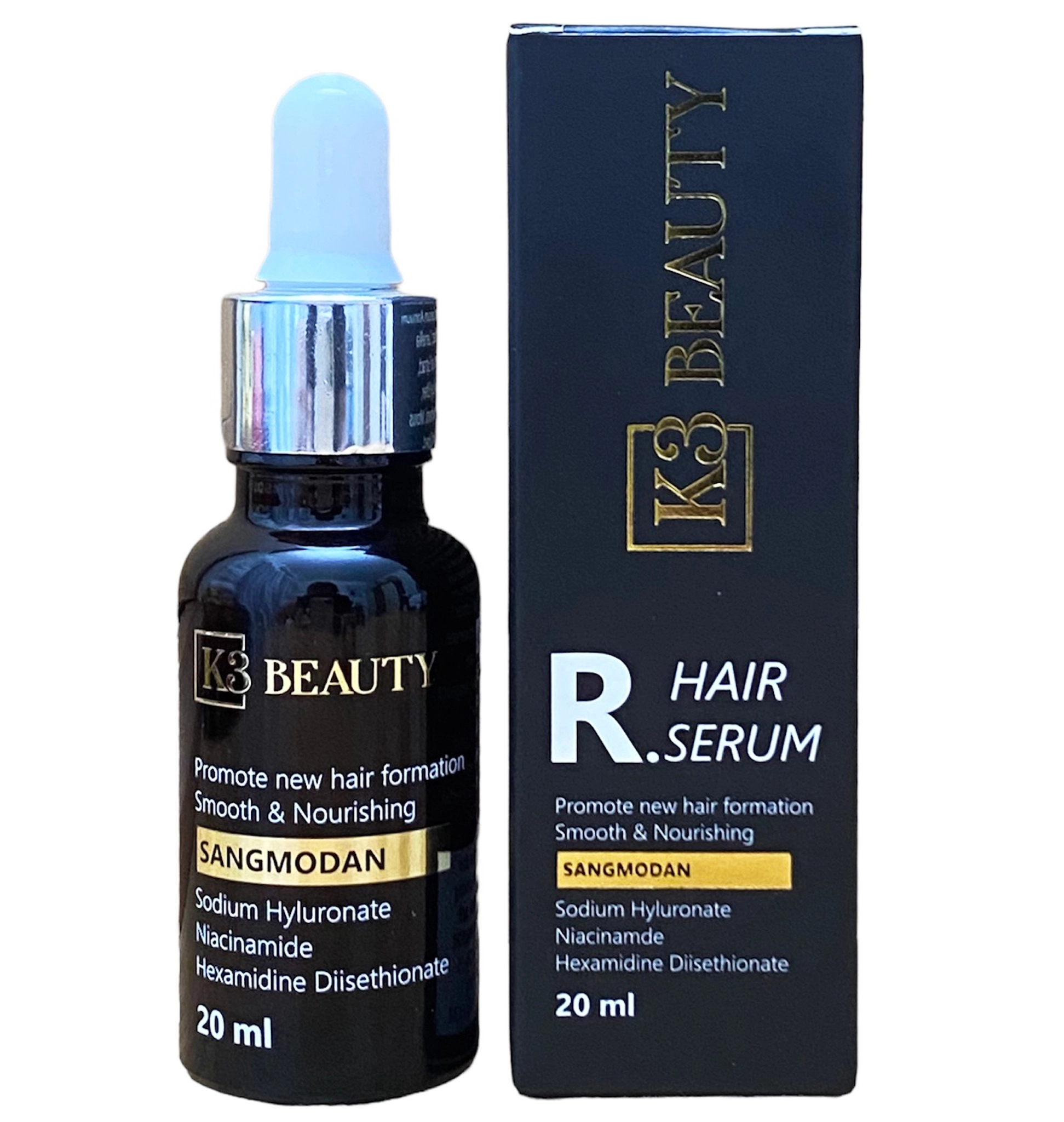 Serum dưỡng tóc giảm gãy rụng, kích thích mọc tóc K3 Beauty R.Hair hộp x 20ml