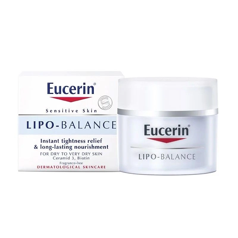 Kem dưỡng ẩm chuyên sâu cho da khô Eucerin Lipo-Balance Cream hũ 50ml