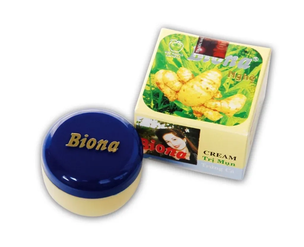 Kem trị mụn Biona Nghệ hộp 1 lọ 3g