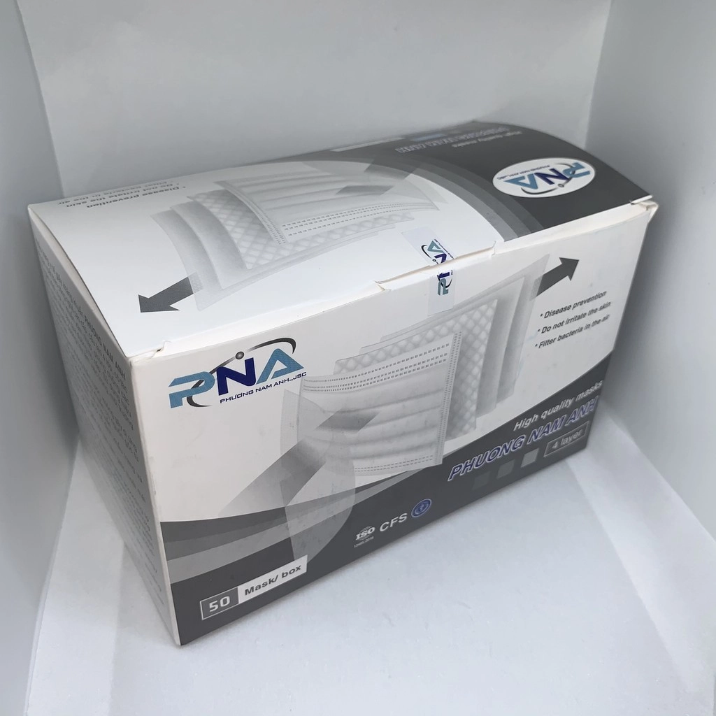 Khẩu trang y tế PHƯƠNG NAM ANH (màu xám) hộp 50 cái