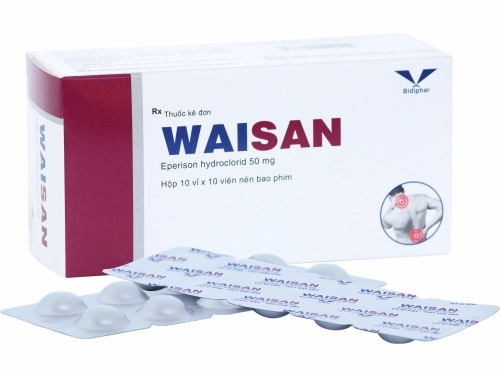 Thuốc giãn cơ Waisan hộp 10 vỉ x 10 viên