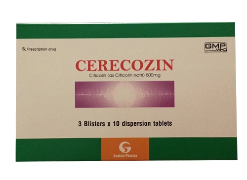 Thuốc kích thích thần kinh và não bộ Cerecozin  hộp 30 viên