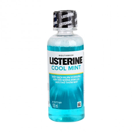 Nước súc miệng Listerine Cool Mint chai 100ml