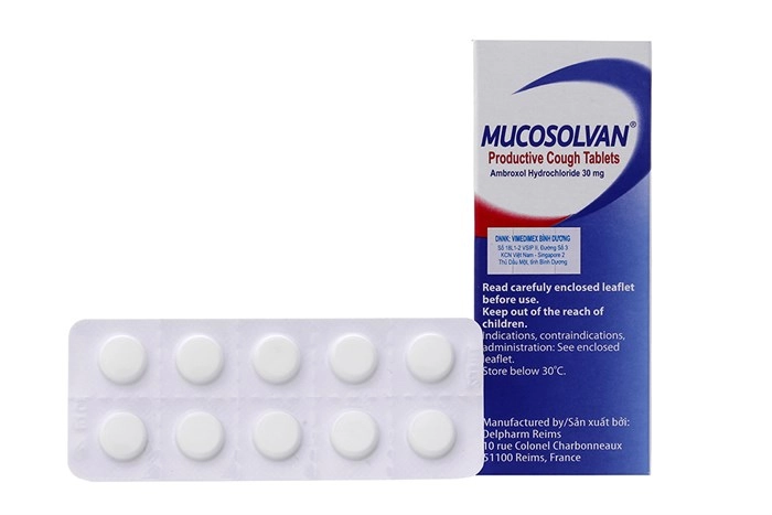 Thuốc tiêu đờm Mucosolvan hộp 20 viên