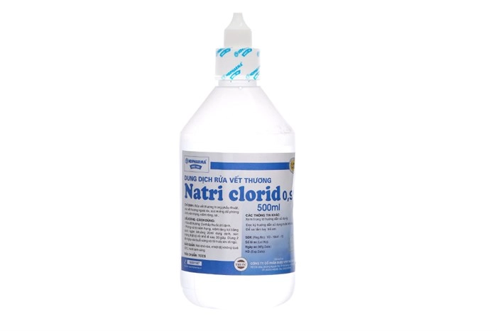  Dung dịch sát trùng Natri Clorid 0.9%  chai 500ml