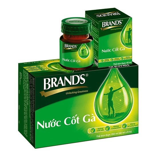 Nước cốt gà BRAND'S hộp 6 lọ x 42ml