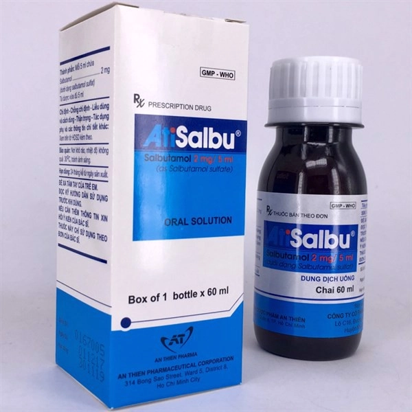Thuốc điều trị hen AtiSalbu hộp 1 lọ 60ml
