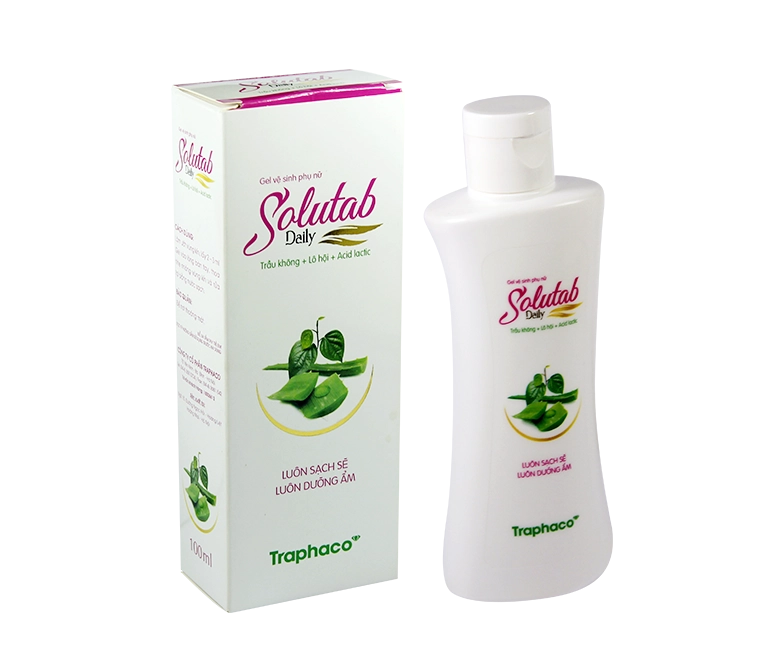 Dung dịch vệ sinh phụ nữ Solutab Hồng TPC chai 100ml