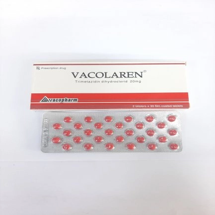 Thuốc tim mạch Vacolaren hộp 60 viên