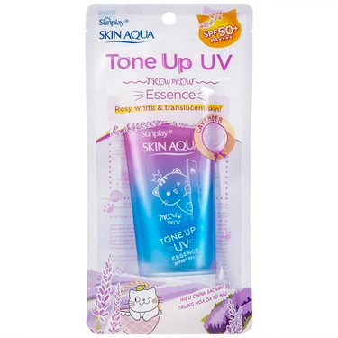Giữ ẩm, dưỡng sáng dành cho mọi loại da kem chống nắng Sunplay Skin Aqua Tone Up UV Essence SPF50+ PA++++ tuýp x 50g
