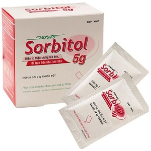 Thuốc trị táo bón Sorbitol 5g DHG hộp 20 gói lẻ