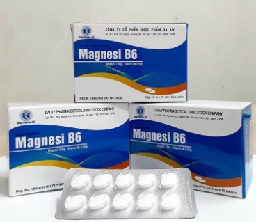 Viên uống bổ sung Magnesi B6 Đại Uy hộp 10 vỉ x 10 viên