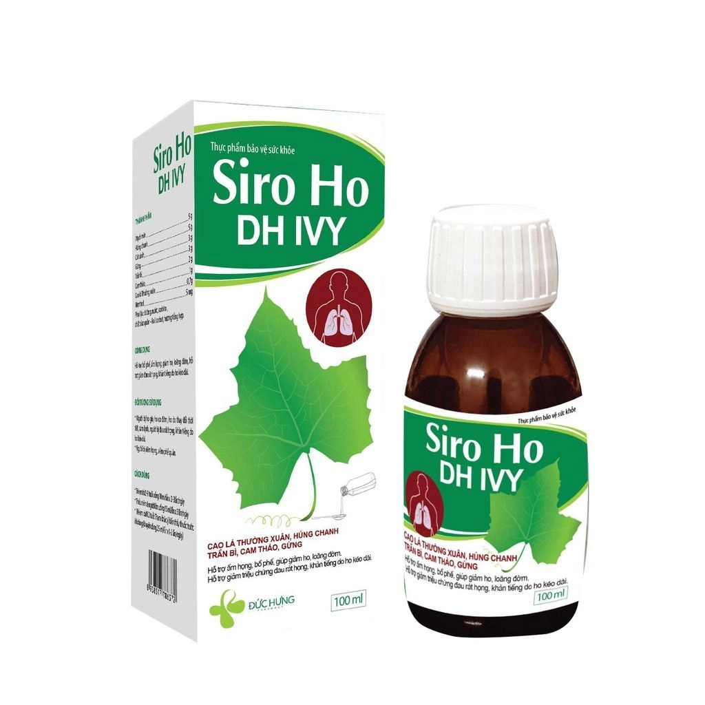 Siro Ho DH IVY hộp 1 chai 100ml