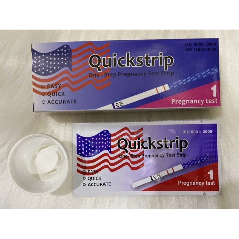 Que thử thai Quickstrip (đỏ) hộp 1 cái