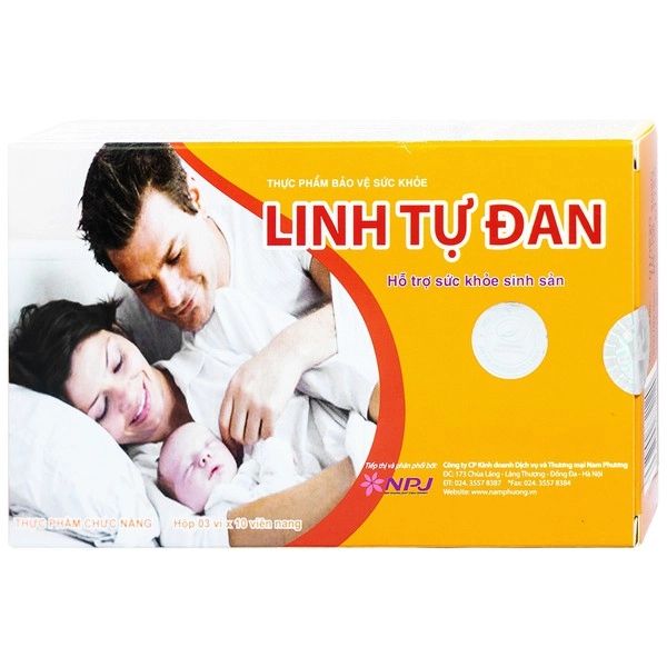 Viên uống hỗ trợ sức khỏe sinh sản Linh Tự Đan hộp 30 viên