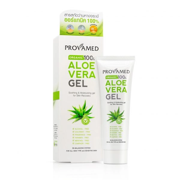 Giải pháp dịu nhẹ cho da kích ứng và nhạy cảm PROVAMED ALOE VERA GEL hộp 1 tuýp 20g