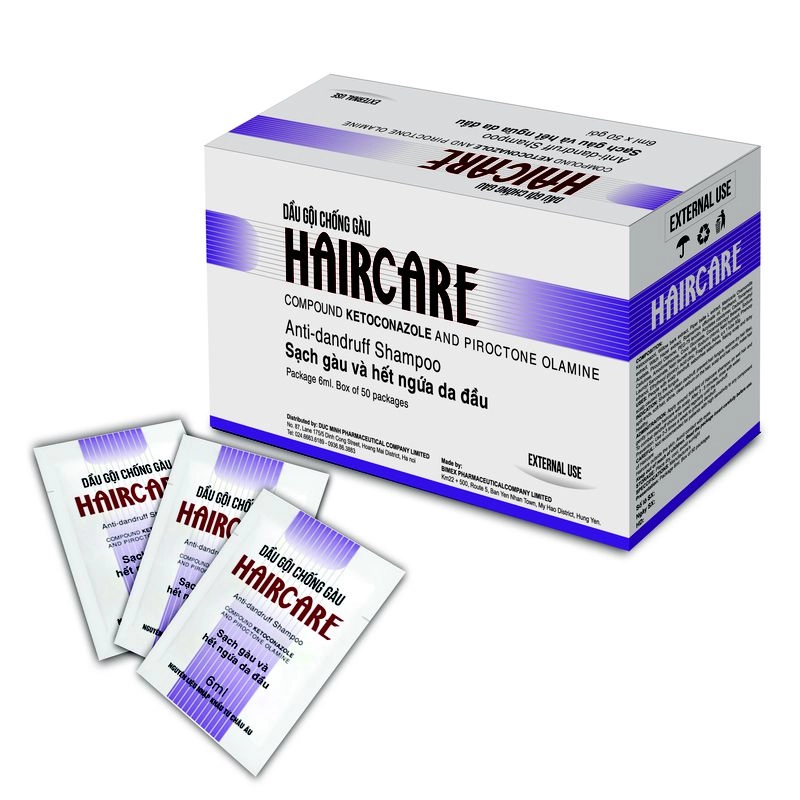 Dầu gội chống gàu Haircare hộp 50 gói
