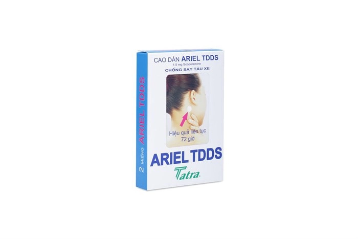 Cao dán chống say xe Ariel TDDS Tatra hộp 2 miếng