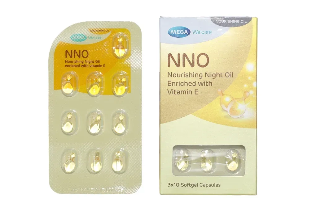Dầu dưỡng da ban đêm NNO Nourishing Night Oil hộp 30 viên