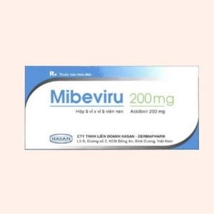 Thuốc kháng virus Mibeviru 200mg hộp 10 vỉ x 5 viên