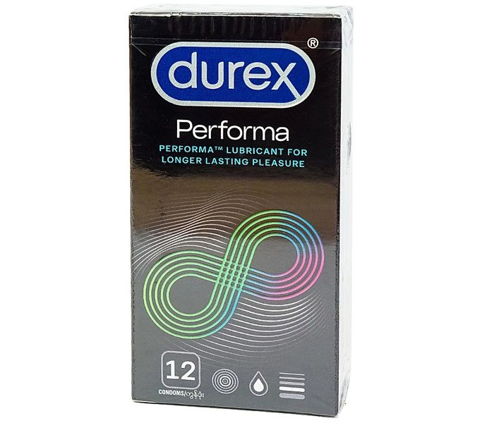Bao cao su giúp kéo dài cuộc yêu  Durex Performa hộp 12 cái